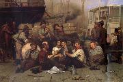 John George Brown The Longshoremen-s Noon oil painting reproduction